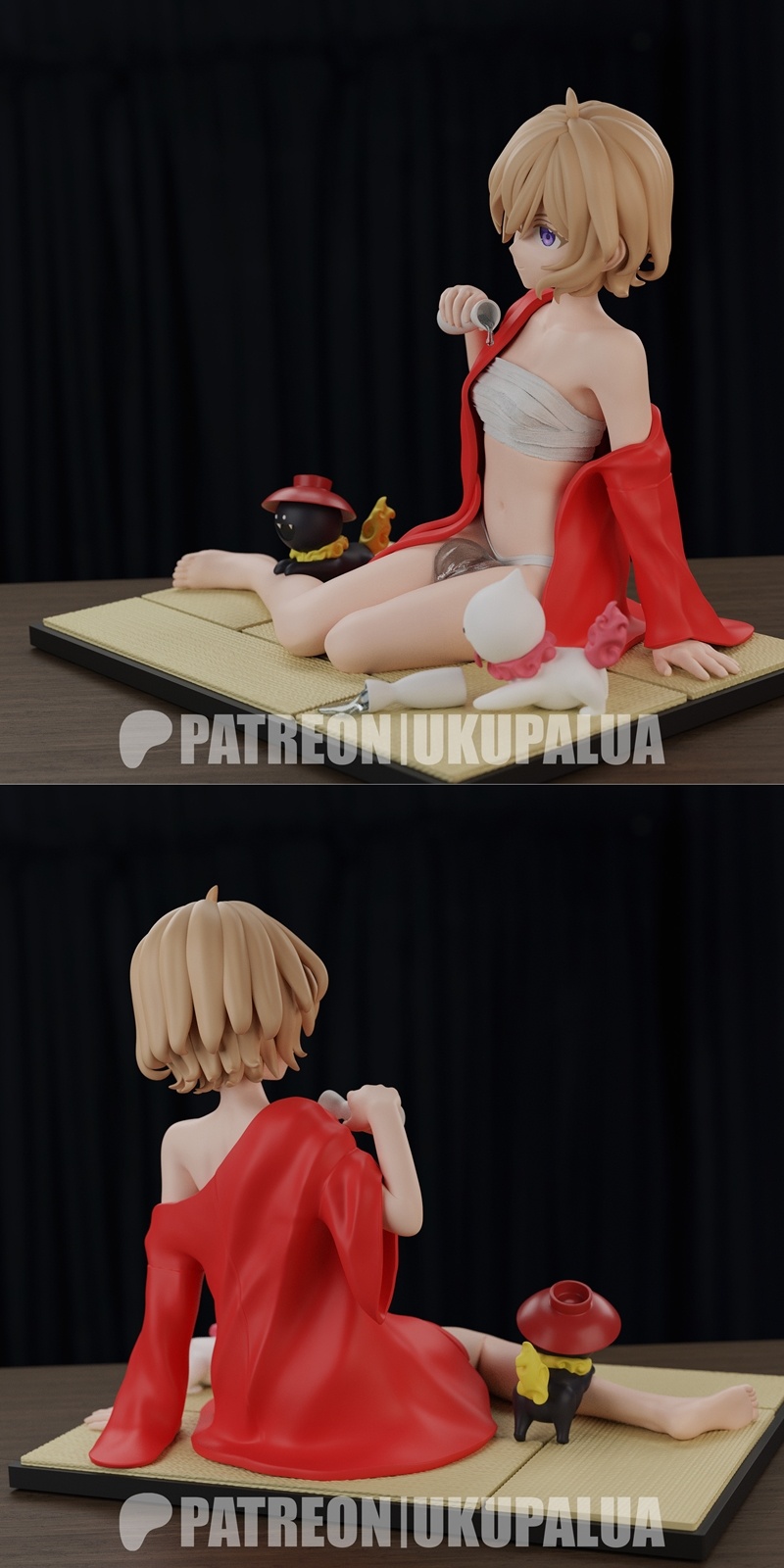 Ukupalua - 《狂野审判》- 真岛芳树 3D打印模型|Ukupalua – Kyokou Suiri – Kotoko Iwanaga 2 – 3D Print Model STL