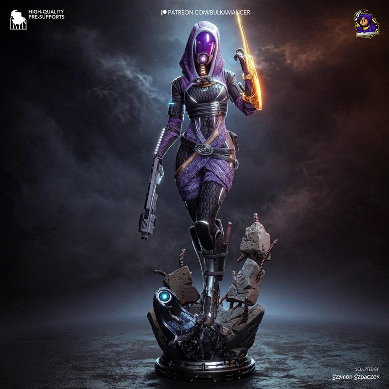 Bulkamancer雕刻 – 泰利（质量效应）– 3D打印模型|Bulkamancer Sculpts – Tali (Mass Effect) – 3D Print Model STL