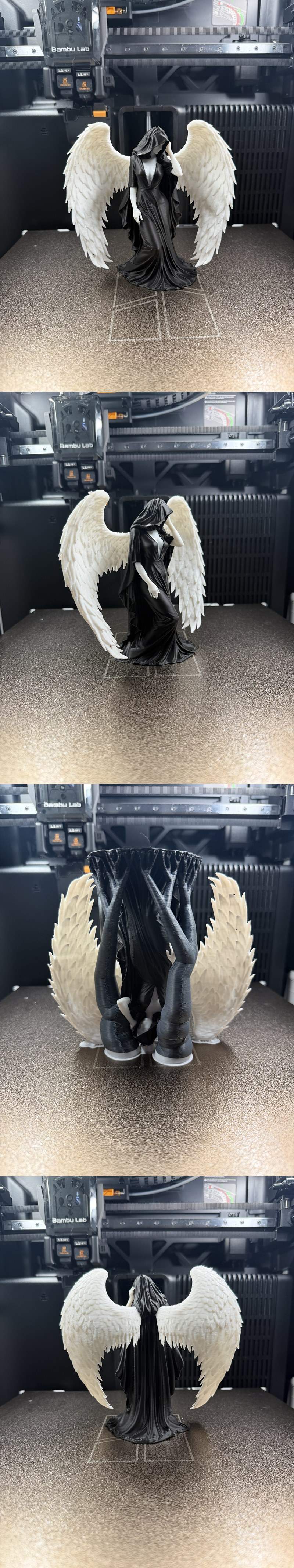 堕落之光天使——3D打印模型|Angel of Fallen Light – 3D Print Model STL