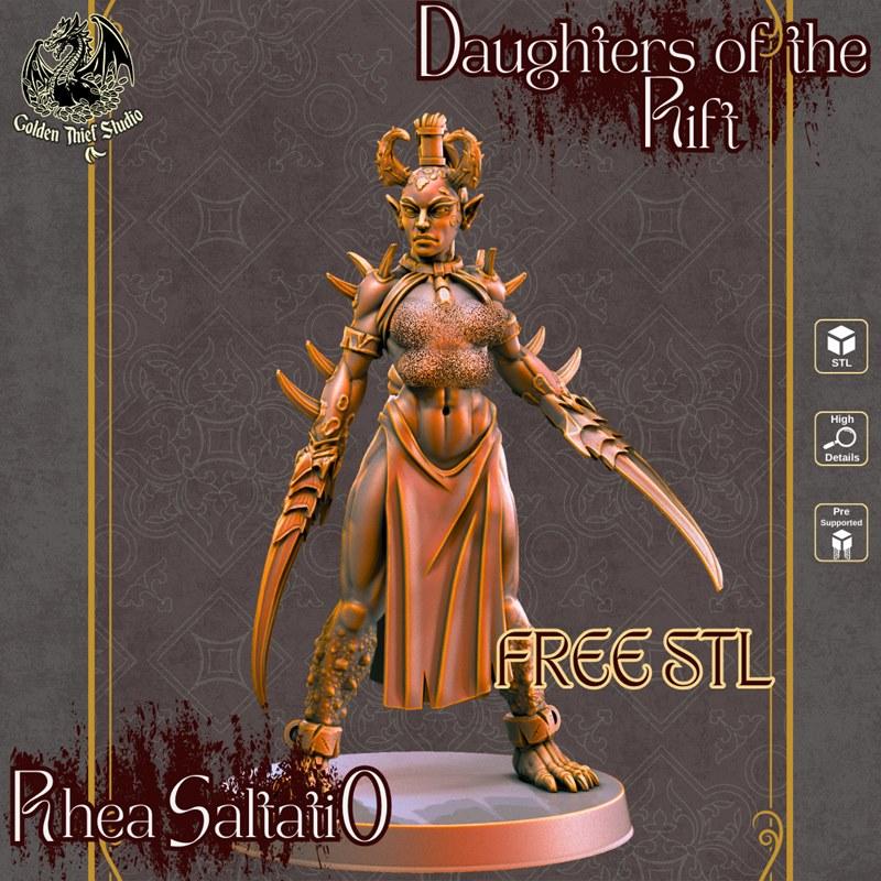 裂隙之女 – 3D打印模型|Daughters Of The Rift – 3D Print Model STL