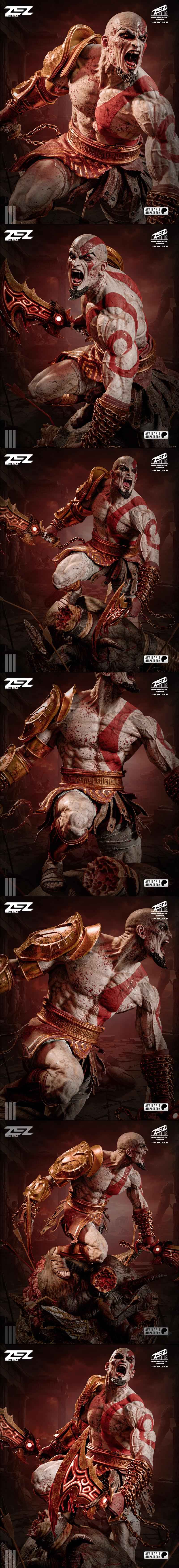 ZEZ工作室 - 克拉托新作 - 3D打印模型|ZEZ Studio – Kratos New – 3D Print Model STL