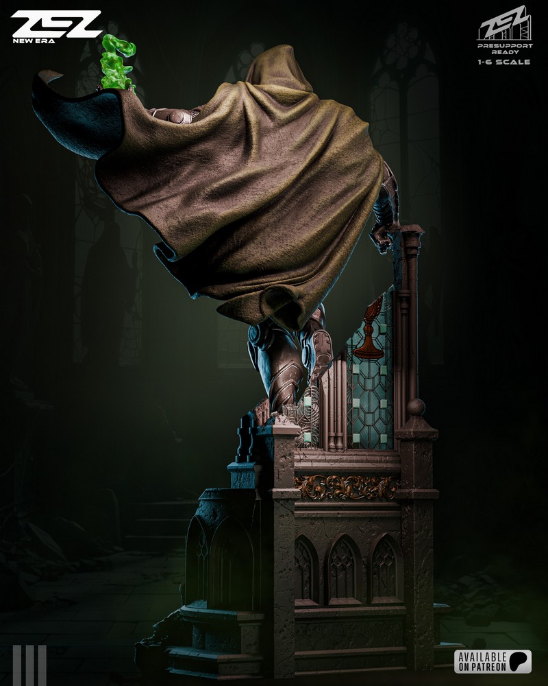 ZEZ工作室 3D打印模型 末日博士|ZEZ Studio – Doctor Doom – 3D Print Model