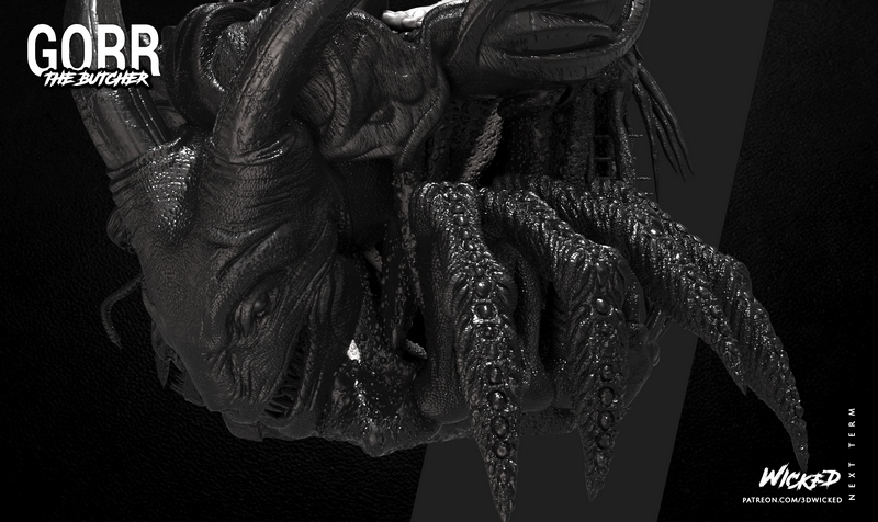 WICKED - Gorr - 3D打印模型|WICKED – Gorr Skulpture – 3D Print Model