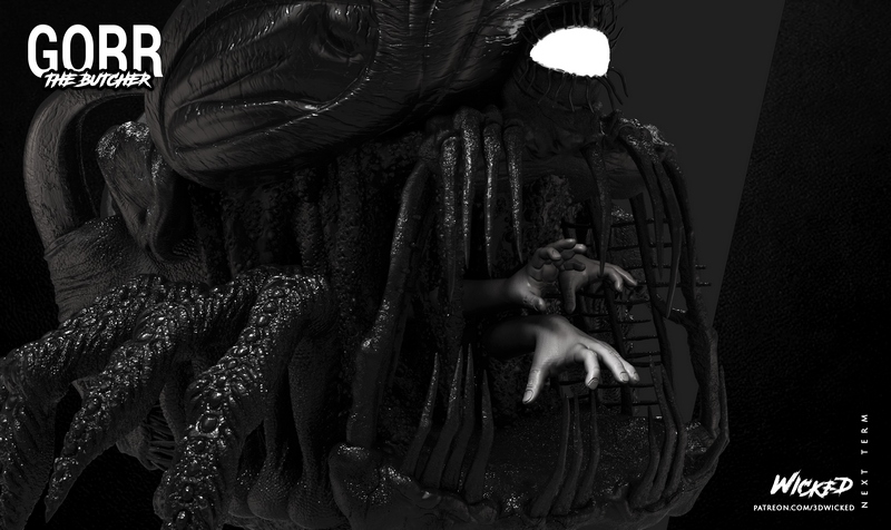 WICKED - Gorr - 3D打印模型|WICKED – Gorr Skulpture – 3D Print Model