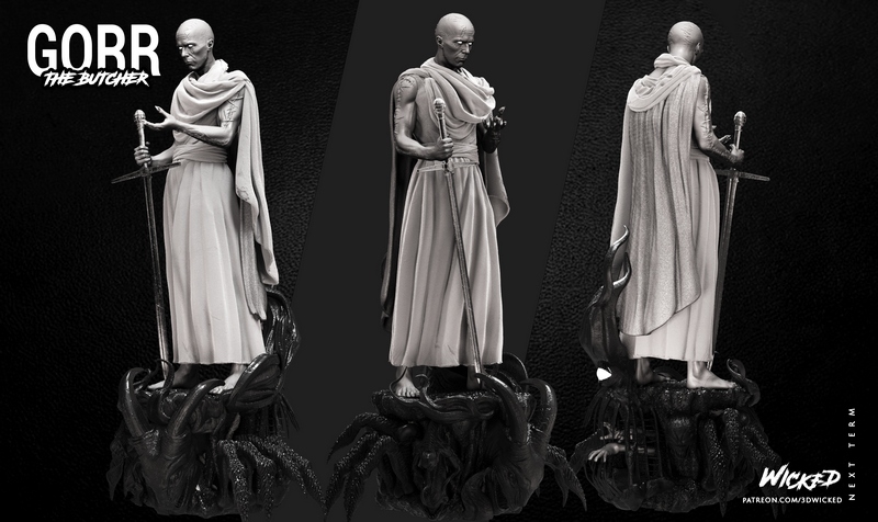 WICKED - Gorr - 3D打印模型|WICKED – Gorr Skulpture – 3D Print Model