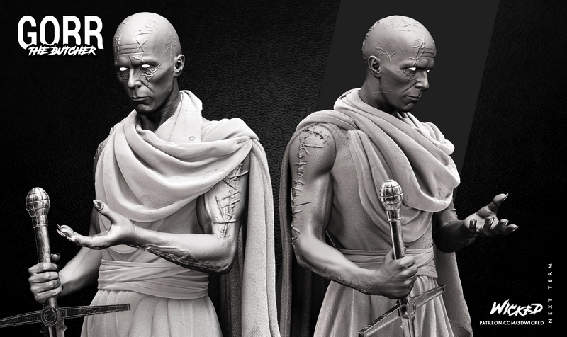 WICKED - Gorr - 3D打印模型|WICKED – Gorr Skulpture – 3D Print Model