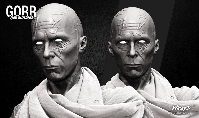 WICKED - Gorr - 3D打印模型|WICKED – Gorr Skulpture – 3D Print Model