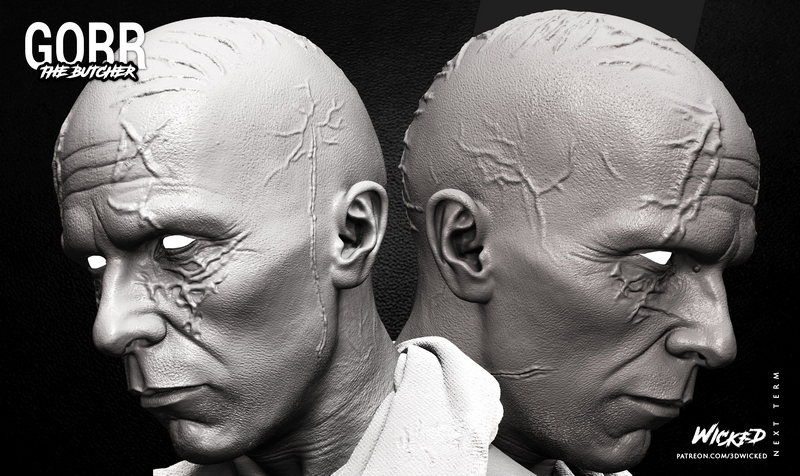 WICKED - Gorr - 3D打印模型|WICKED – Gorr Skulpture – 3D Print Model