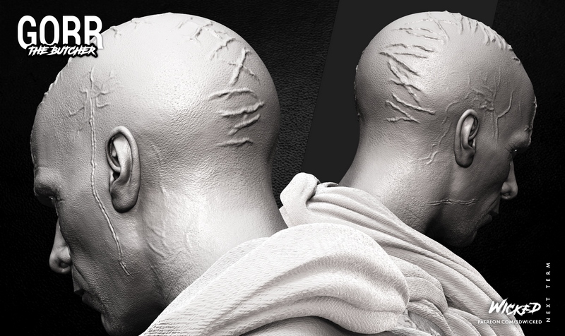 WICKED - Gorr - 3D打印模型|WICKED – Gorr Skulpture – 3D Print Model