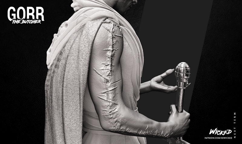 WICKED - Gorr - 3D打印模型|WICKED – Gorr Skulpture – 3D Print Model