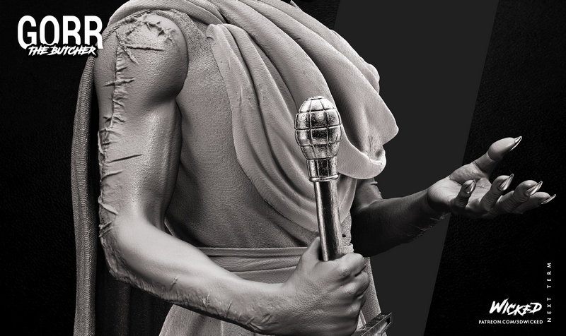WICKED - Gorr - 3D打印模型|WICKED – Gorr Skulpture – 3D Print Model