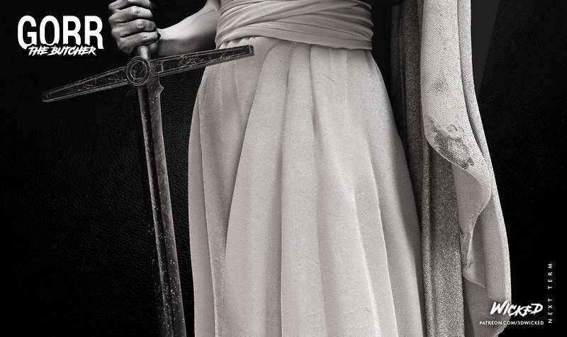 WICKED - Gorr - 3D打印模型|WICKED – Gorr Skulpture – 3D Print Model