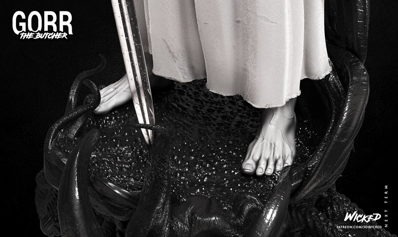 WICKED - Gorr - 3D打印模型|WICKED – Gorr Skulpture – 3D Print Model