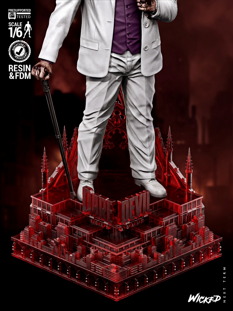 邪恶王冠 3D打印模型|Wicked – Kingpin Sculpture – 3D Print Model