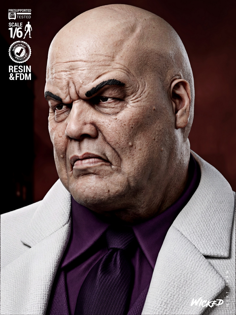 邪恶王冠 3D打印模型|Wicked – Kingpin Sculpture – 3D Print Model