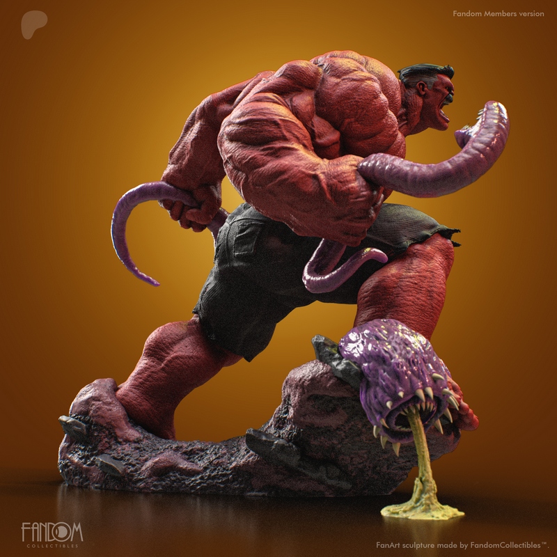 3D打印模型：无敌浩克|Fandom Collectibles – The Incredible Hulk – 3D Print Model