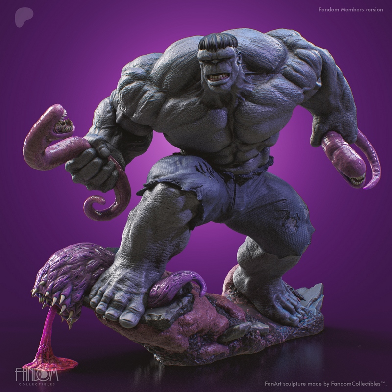 3D打印模型：无敌浩克|Fandom Collectibles – The Incredible Hulk – 3D Print Model