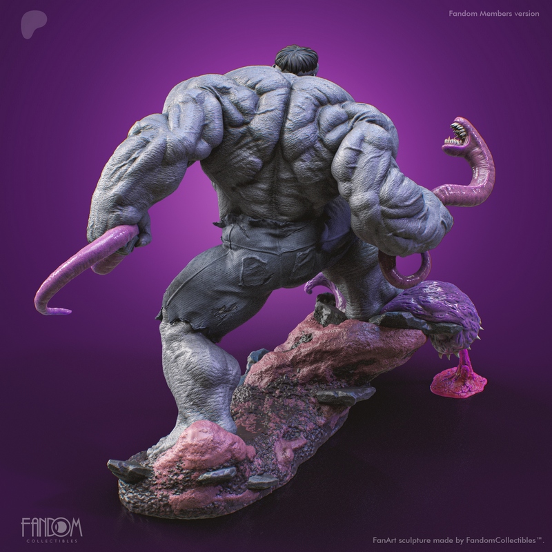 3D打印模型：无敌浩克|Fandom Collectibles – The Incredible Hulk – 3D Print Model