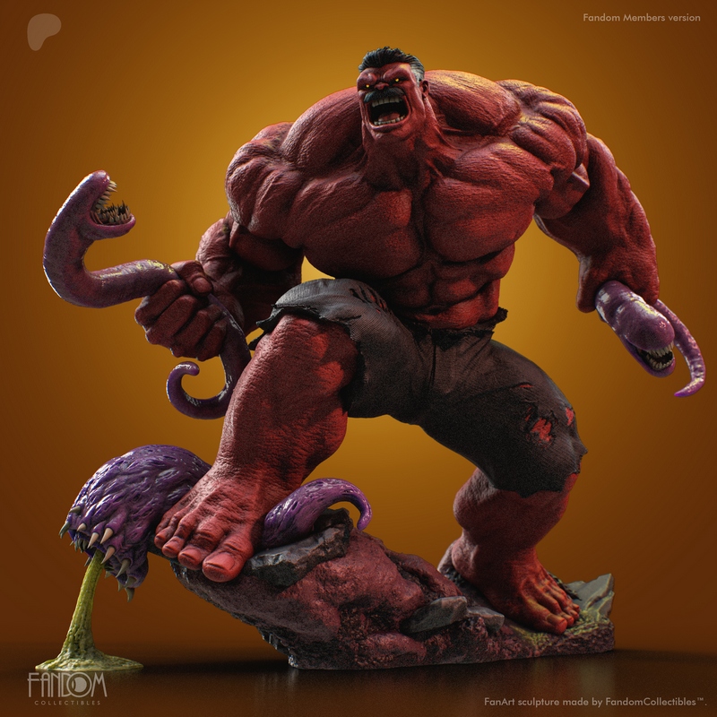 3D打印模型：无敌浩克|Fandom Collectibles – The Incredible Hulk – 3D Print Model