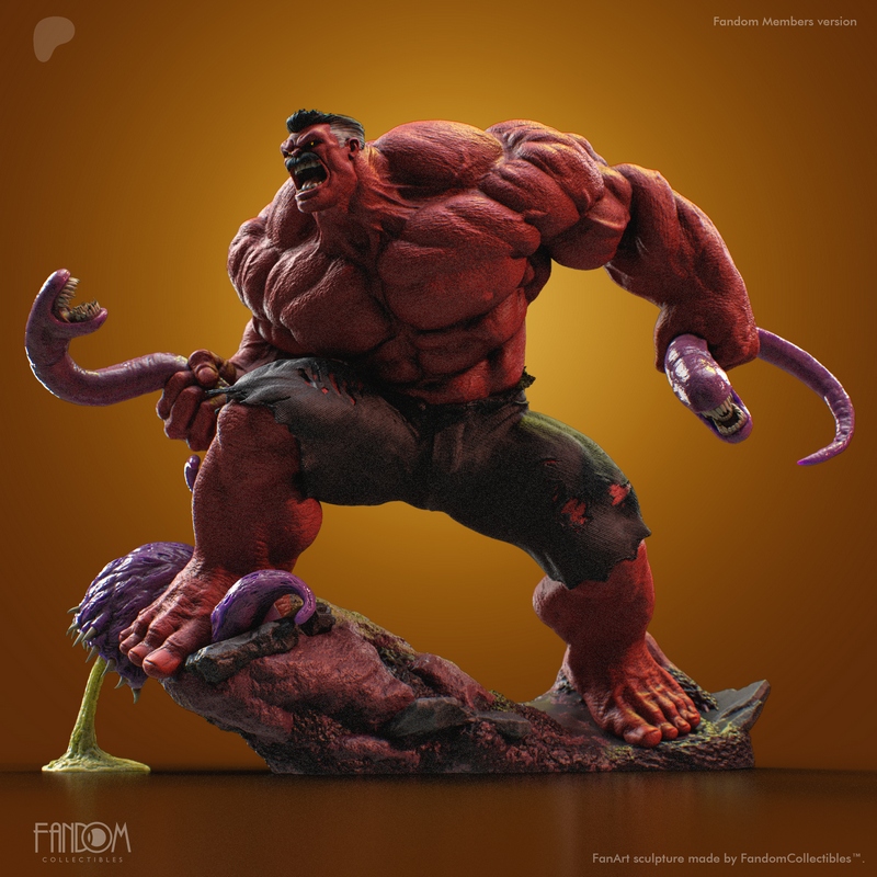 3D打印模型：无敌浩克|Fandom Collectibles – The Incredible Hulk – 3D Print Model
