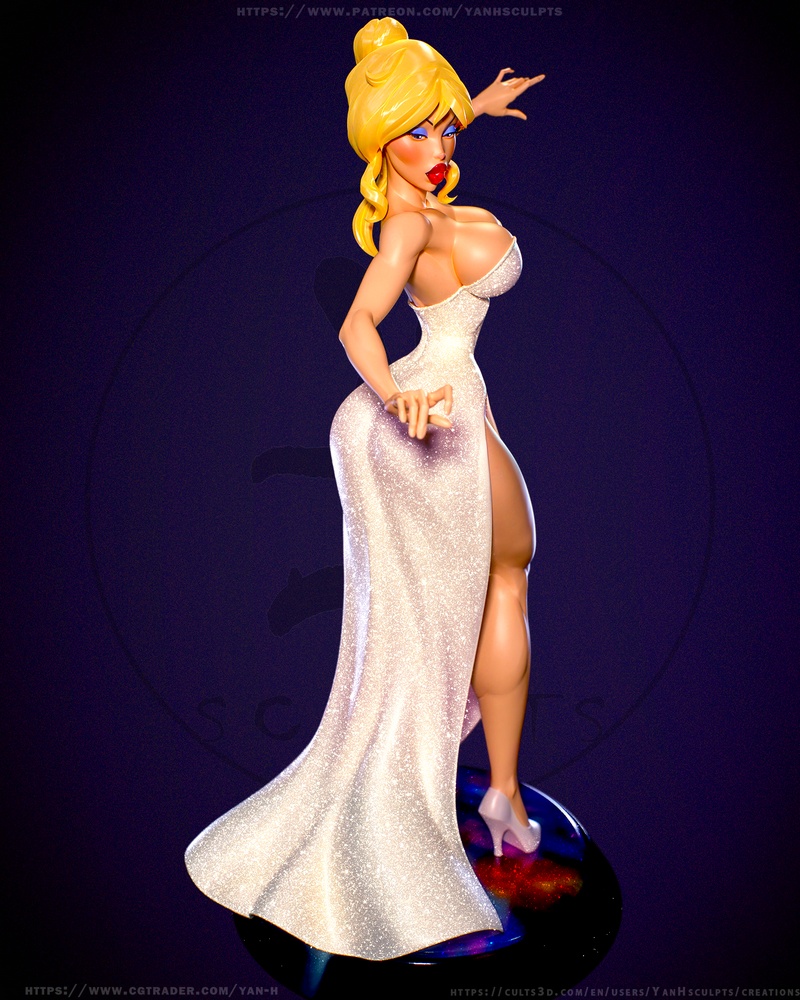 Yan-H出品 | 《Cool World》3D打印模型 | Holli Would角色复刻|Yan-H – Cool World – Holli Would – 3D Print Model