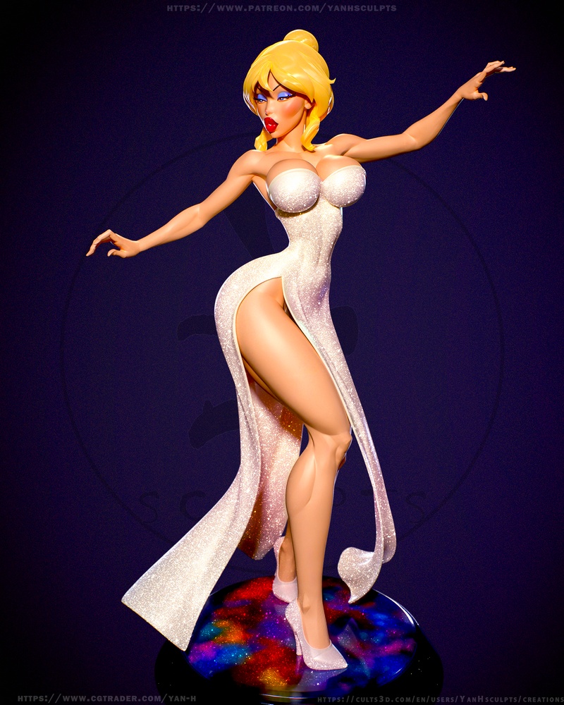Yan-H出品 | 《Cool World》3D打印模型 | Holli Would角色复刻|Yan-H – Cool World – Holli Would – 3D Print Model