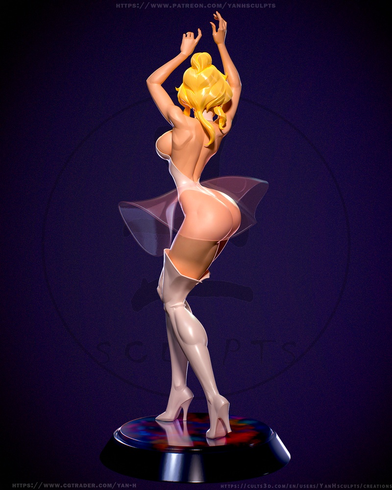 Yan-H出品 | 《Cool World》3D打印模型 | Holli Would角色复刻|Yan-H – Cool World – Holli Would – 3D Print Model