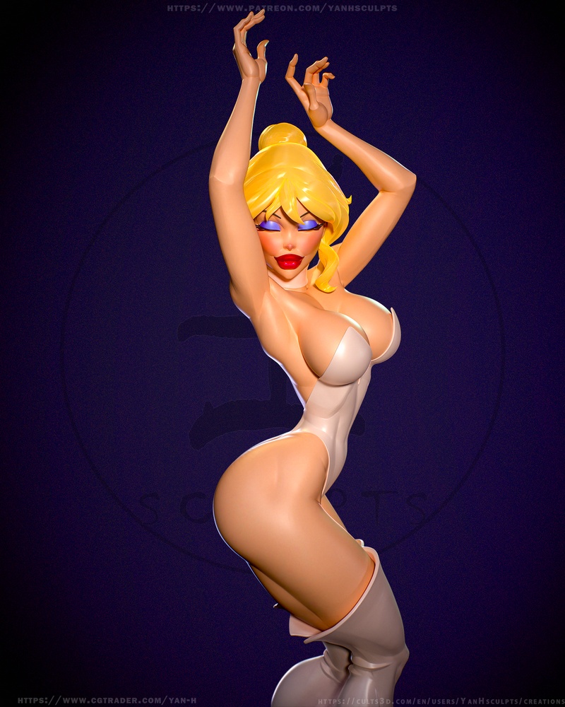 Yan-H出品 | 《Cool World》3D打印模型 | Holli Would角色复刻|Yan-H – Cool World – Holli Would – 3D Print Model