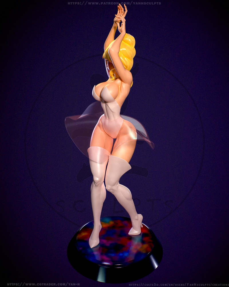 Yan-H出品 | 《Cool World》3D打印模型 | Holli Would角色复刻|Yan-H – Cool World – Holli Would – 3D Print Model