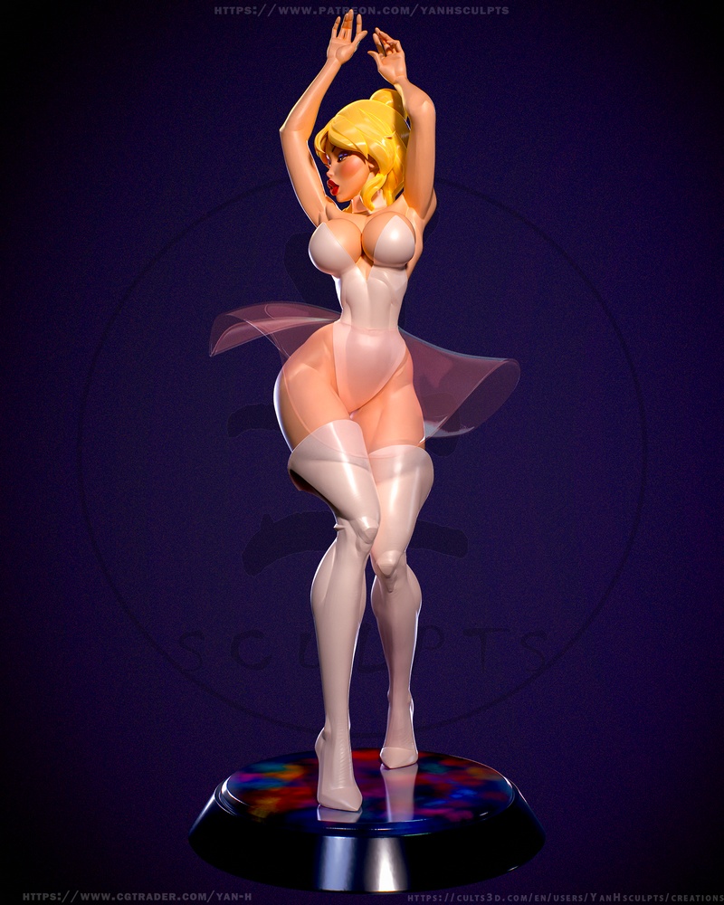 Yan-H出品 | 《Cool World》3D打印模型 | Holli Would角色复刻|Yan-H – Cool World – Holli Would – 3D Print Model