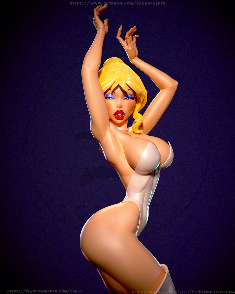 Yan-H出品 | 《Cool World》3D打印模型 | Holli Would角色复刻|Yan-H – Cool World – Holli Would – 3D Print Model