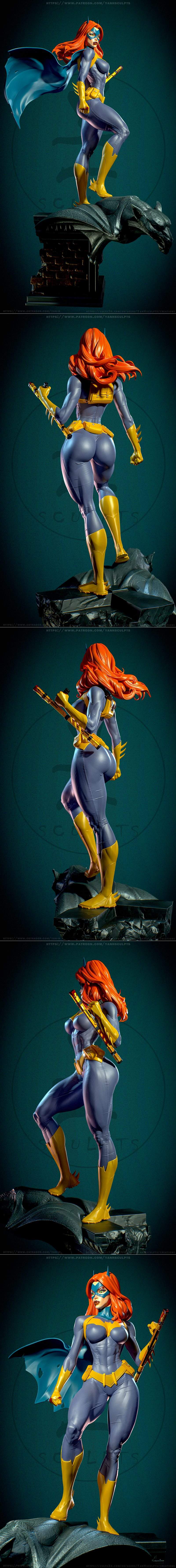 Yan-H工作室 3D打印模型 巴芭拉·戈登（蝙蝠女孩）|Yan-H – DC – Batgirl (Barbara Gordon) – 3D Print Model STL
