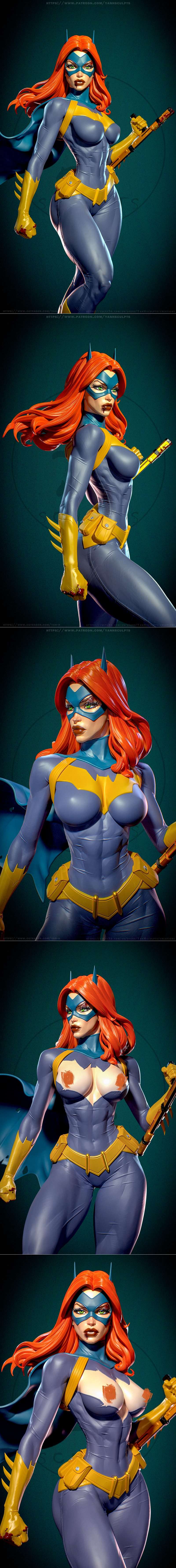 Yan-H工作室 3D打印模型 巴芭拉·戈登（蝙蝠女孩）|Yan-H – DC – Batgirl (Barbara Gordon) – 3D Print Model STL
