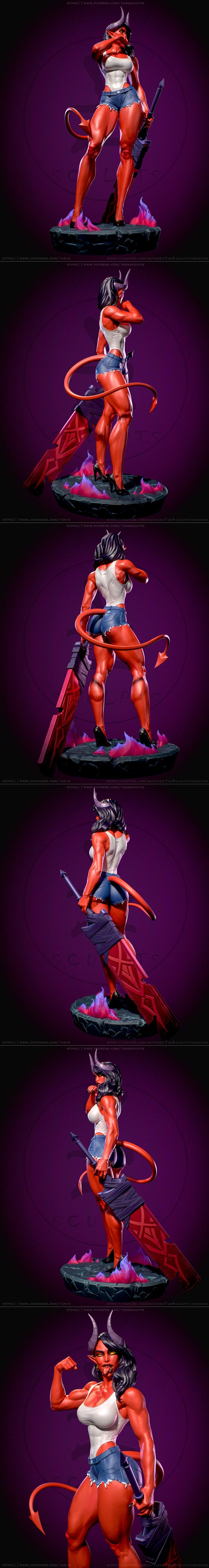 Malevola 3D打印模型|Yan-H – Dispatch – Malevola – 3D Print Model STL