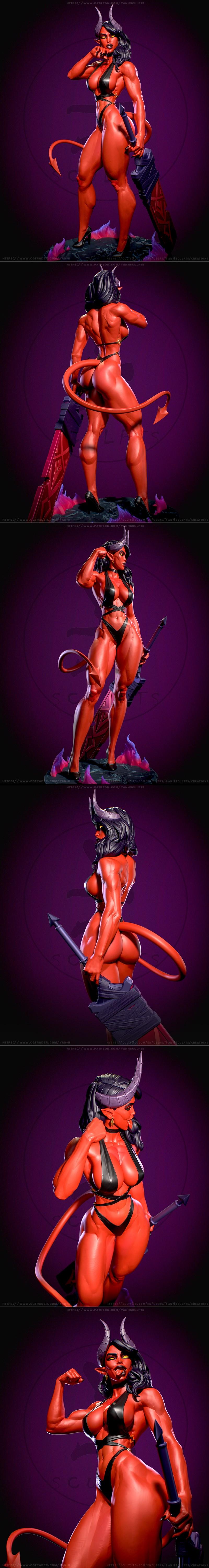 Malevola 3D打印模型|Yan-H – Dispatch – Malevola – 3D Print Model STL