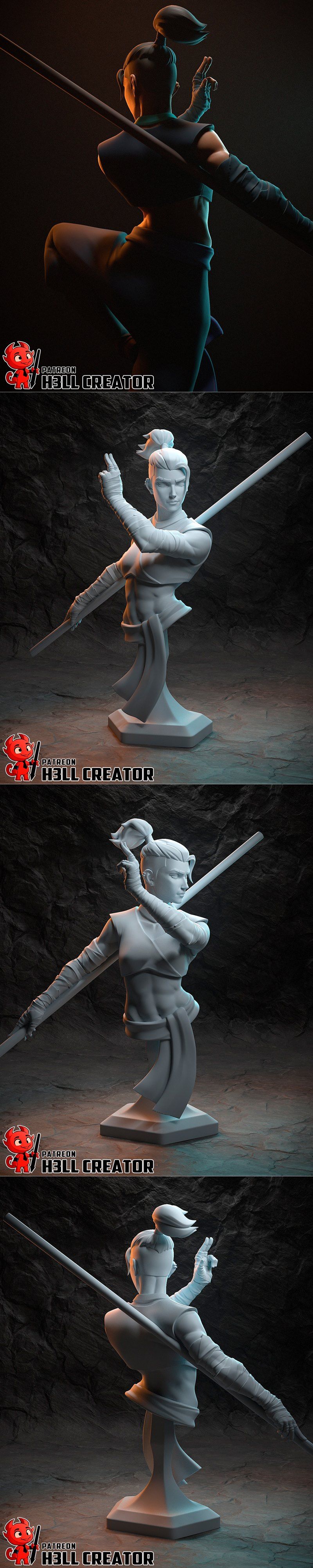 H3LL creator – Beauregard – 3D打印模型|h3LL creator – Beauregard – 3D Print Model STL