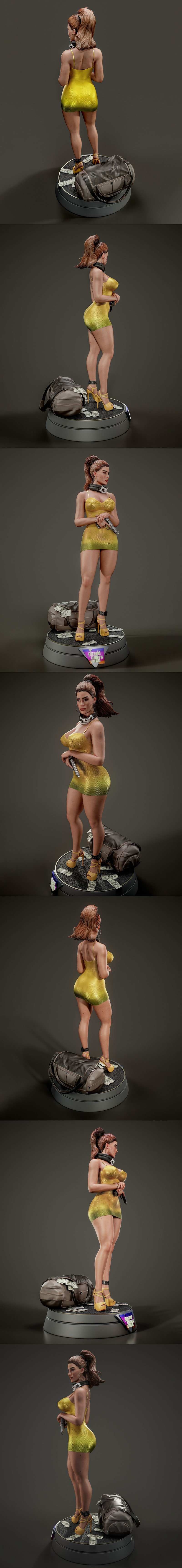 Abe3D - Lucia Caminos - 3D打印模型|Abe3D – Lucia Caminos – 3D Print Model STL