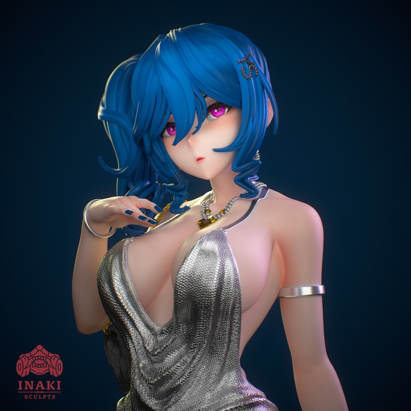 Inaki匠心打造——圣路易斯奢华风——《Azur Lane》3D打印模型|Inaki Sculpts – St. Louis Luxury – Azur Lane – 3D Print Model