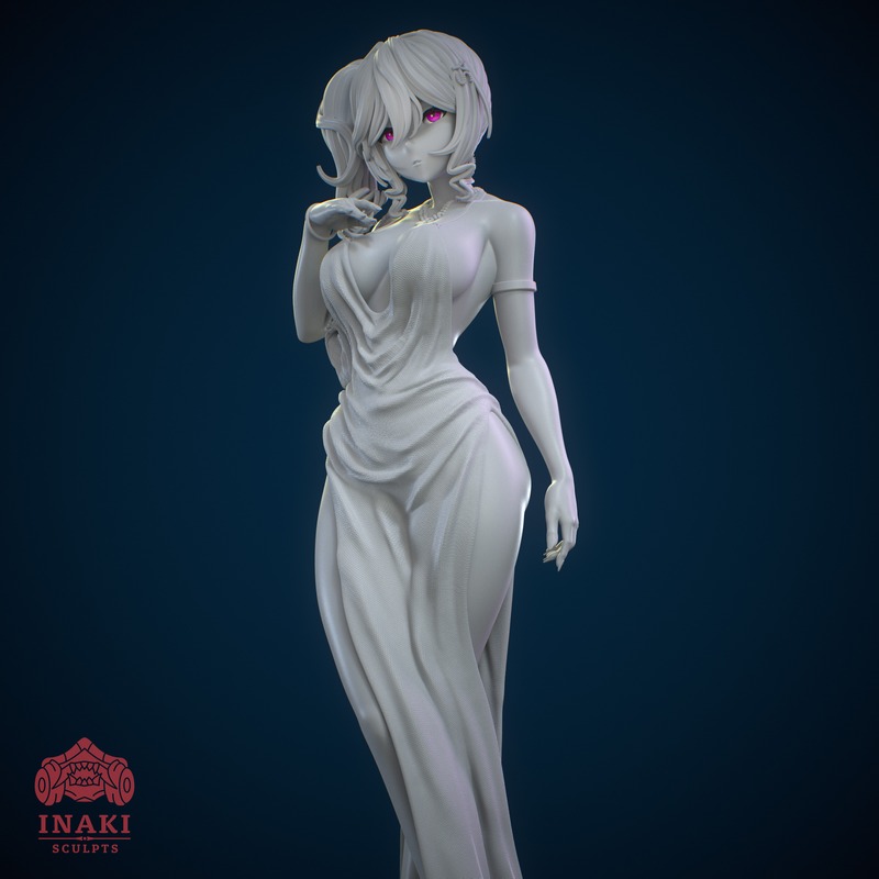 Inaki匠心打造——圣路易斯奢华风——《Azur Lane》3D打印模型|Inaki Sculpts – St. Louis Luxury – Azur Lane – 3D Print Model