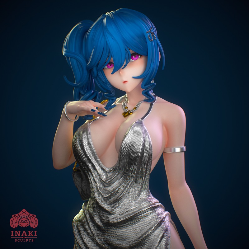 Inaki匠心打造——圣路易斯奢华风——《Azur Lane》3D打印模型|Inaki Sculpts – St. Louis Luxury – Azur Lane – 3D Print Model