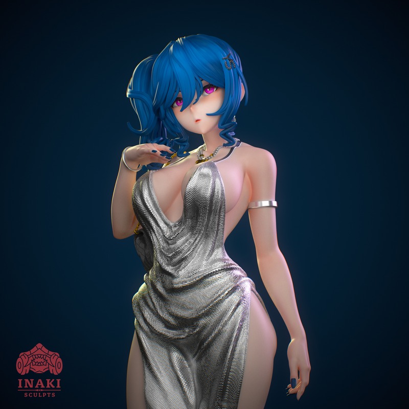 Inaki匠心打造——圣路易斯奢华风——《Azur Lane》3D打印模型|Inaki Sculpts – St. Louis Luxury – Azur Lane – 3D Print Model