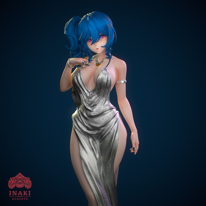 Inaki匠心打造——圣路易斯奢华风——《Azur Lane》3D打印模型|Inaki Sculpts – St. Louis Luxury – Azur Lane – 3D Print Model