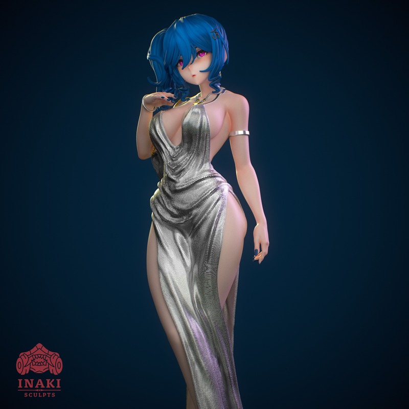 Inaki匠心打造——圣路易斯奢华风——《Azur Lane》3D打印模型|Inaki Sculpts – St. Louis Luxury – Azur Lane – 3D Print Model