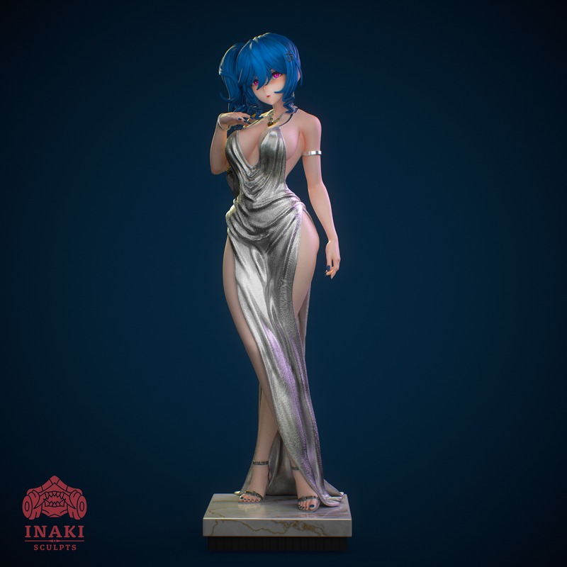 Inaki匠心打造——圣路易斯奢华风——《Azur Lane》3D打印模型|Inaki Sculpts – St. Louis Luxury – Azur Lane – 3D Print Model