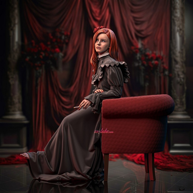 VX-Labs –  Lana Del Rey – 3D打印模型|VX-Labs – Lana Del Rey – 3D Print Model