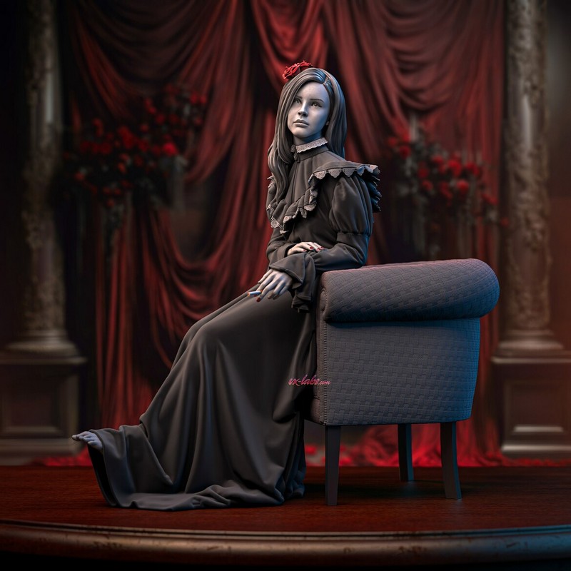 VX-Labs –  Lana Del Rey – 3D打印模型|VX-Labs – Lana Del Rey – 3D Print Model