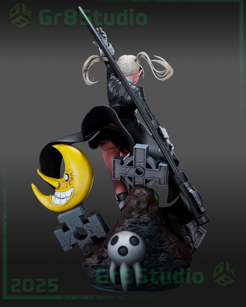 Gr8Tech - 《灵魂吸收者》玛卡·阿尔班 3D打印模型|Gr8Tech – Soul Eater – Maka Albarn – 3D Print Model