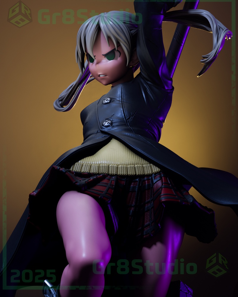 Gr8Tech - 《灵魂吸收者》玛卡·阿尔班 3D打印模型|Gr8Tech – Soul Eater – Maka Albarn – 3D Print Model