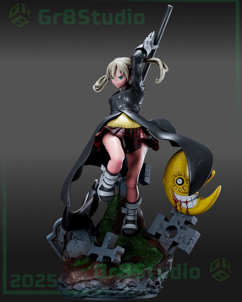 Gr8Tech - 《灵魂吸收者》玛卡·阿尔班 3D打印模型|Gr8Tech – Soul Eater – Maka Albarn – 3D Print Model