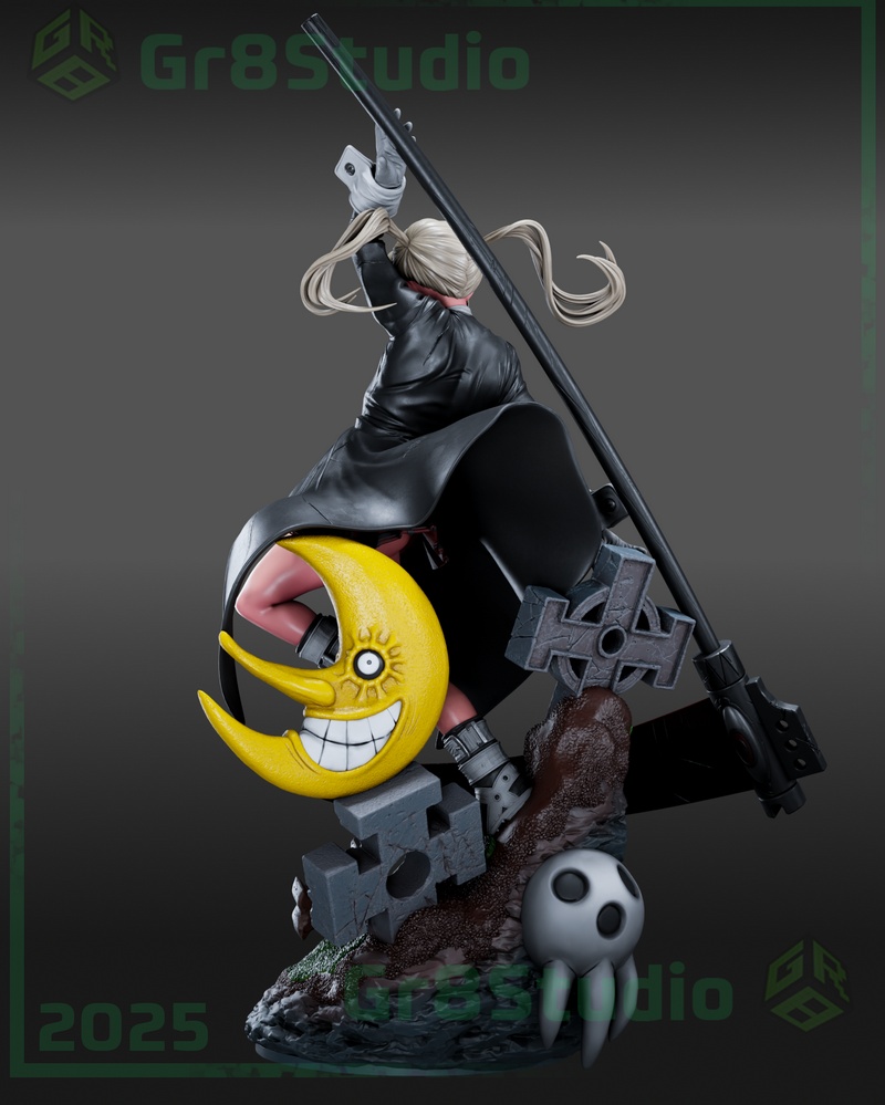 Gr8Tech - 《灵魂吸收者》玛卡·阿尔班 3D打印模型|Gr8Tech – Soul Eater – Maka Albarn – 3D Print Model